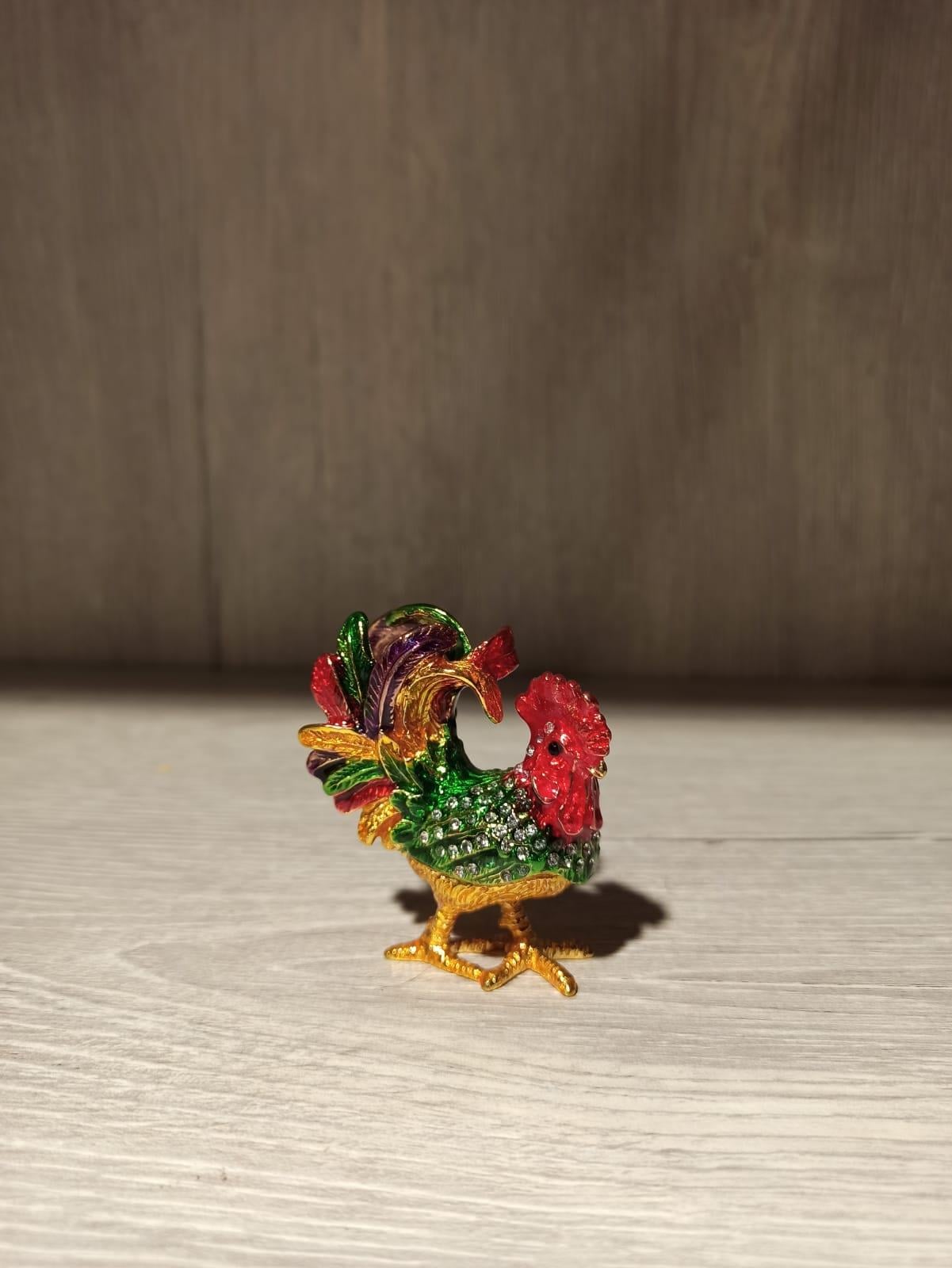 Swarovski Taşlı Horoz Mücevherlik / Dekoratif Biblo - Miamantra