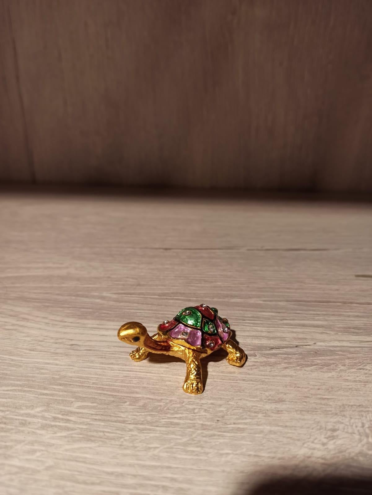 Swarovski Taşlı Kaplumbağa Mücevherlik / Dekoratif Biblo - Miamantra