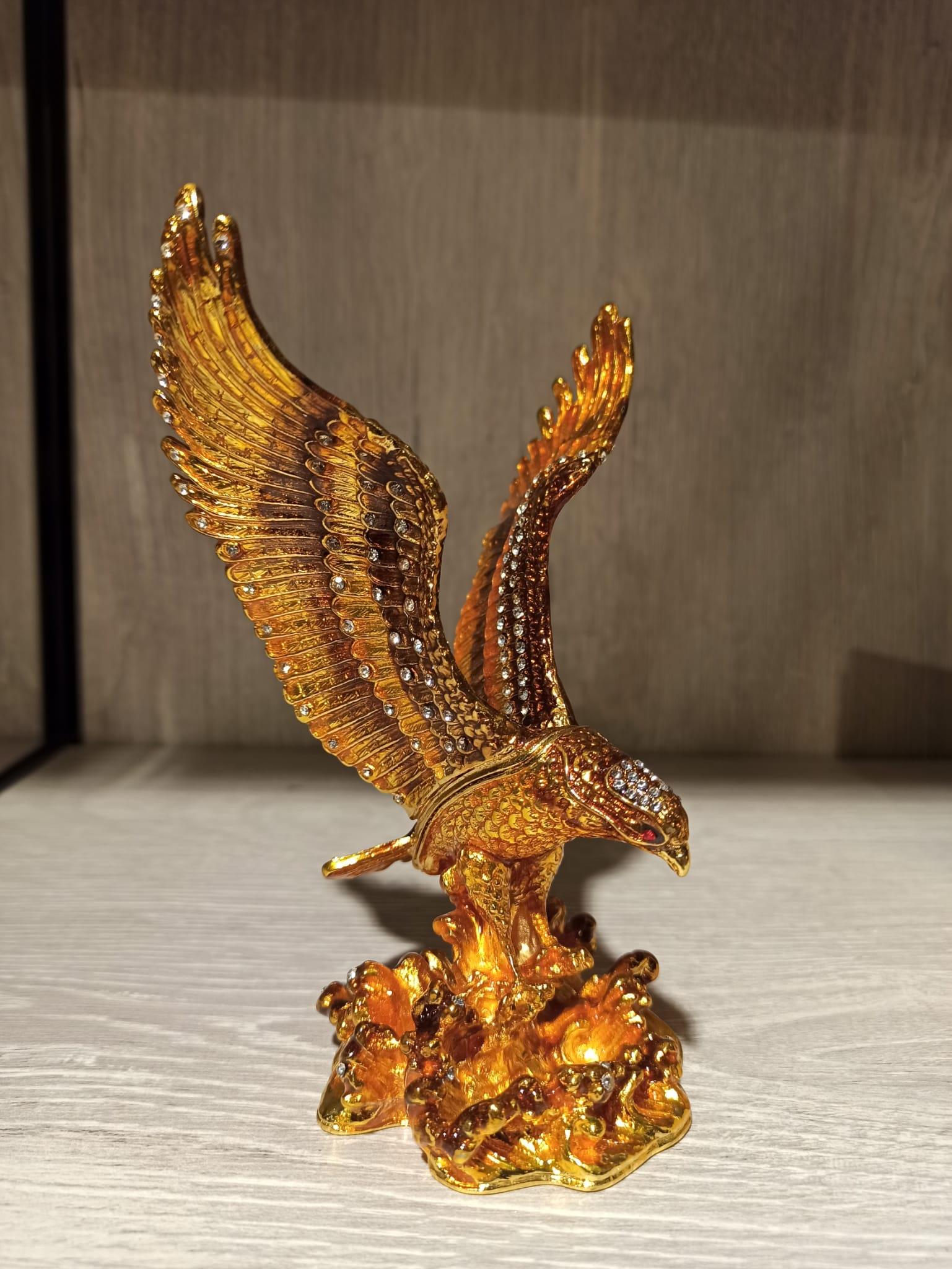 Swarovski Taşlı Kartal Mücevherlik / Dekoratif Biblo - Miamantra