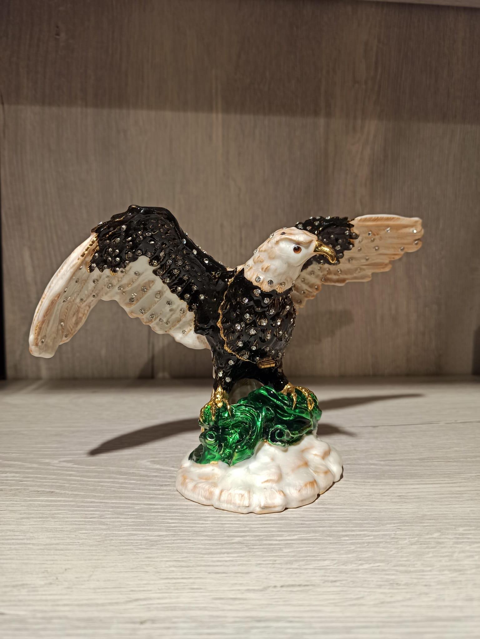 Swarovski Taşlı Kartal Mücevherlik / Dekoratif Biblo - Miamantra