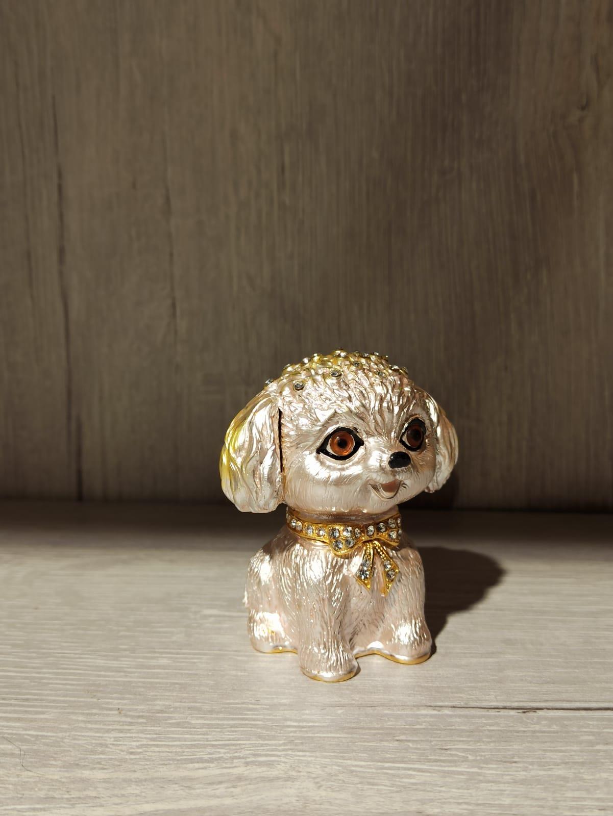 Swarovski Taşlı Köpek Mücevherlik / Dekoratif Biblo - Miamantra