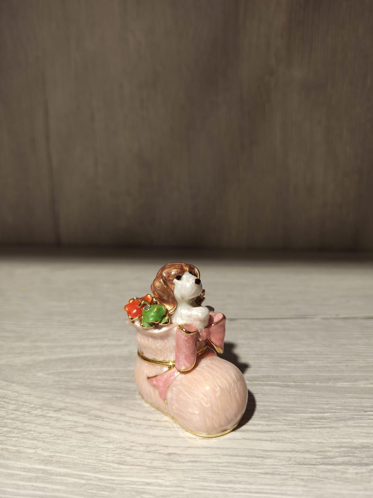 Swarovski Taşlı Köpek Mücevherlik / Dekoratif Biblo - Miamantra