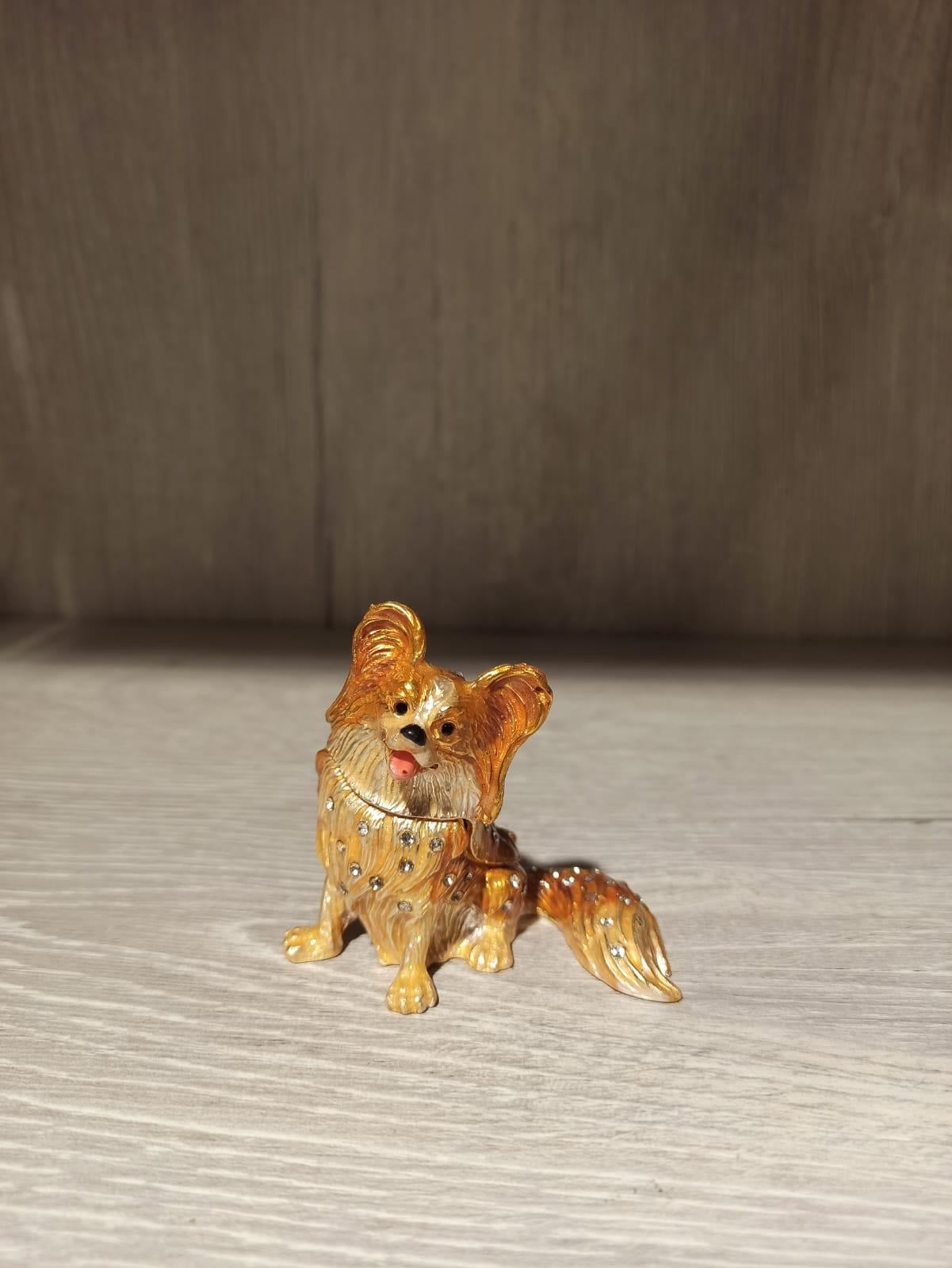 Swarovski Taşlı Köpek Mücevherlik / Dekoratif Biblo - Miamantra