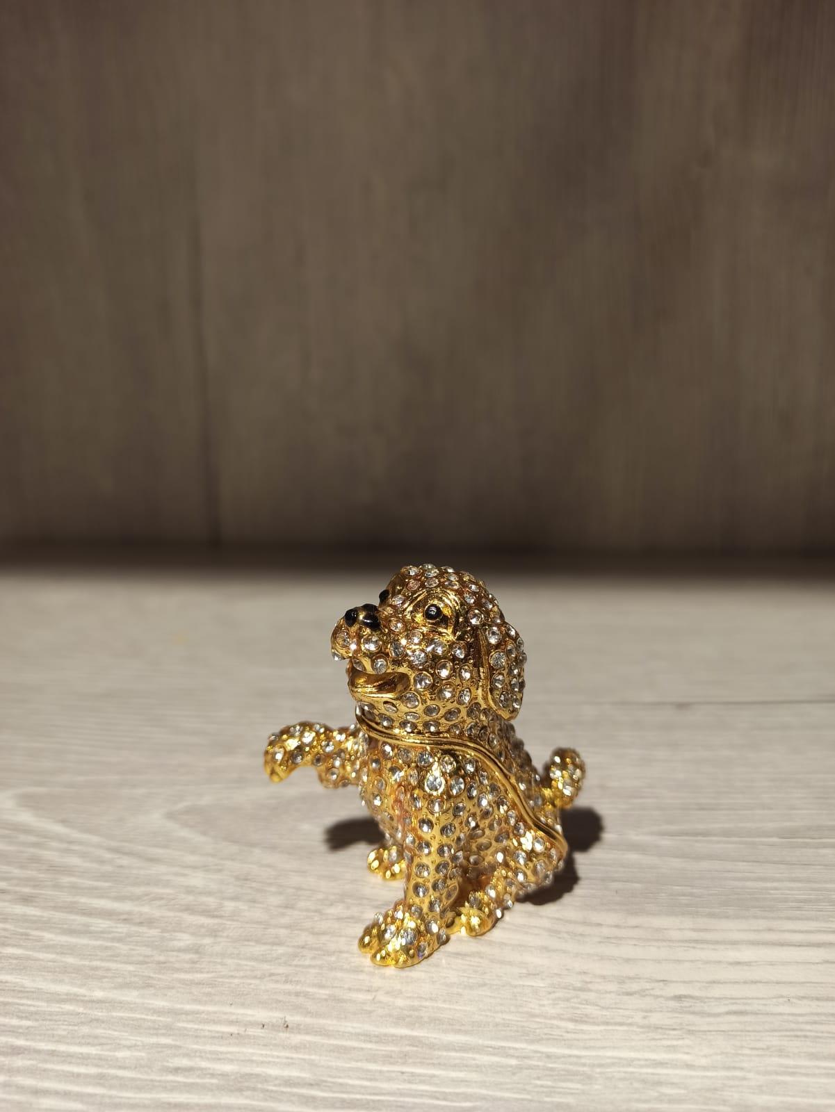 Swarovski Taşlı Köpek Mücevherlik / Dekoratif Biblo - Miamantra