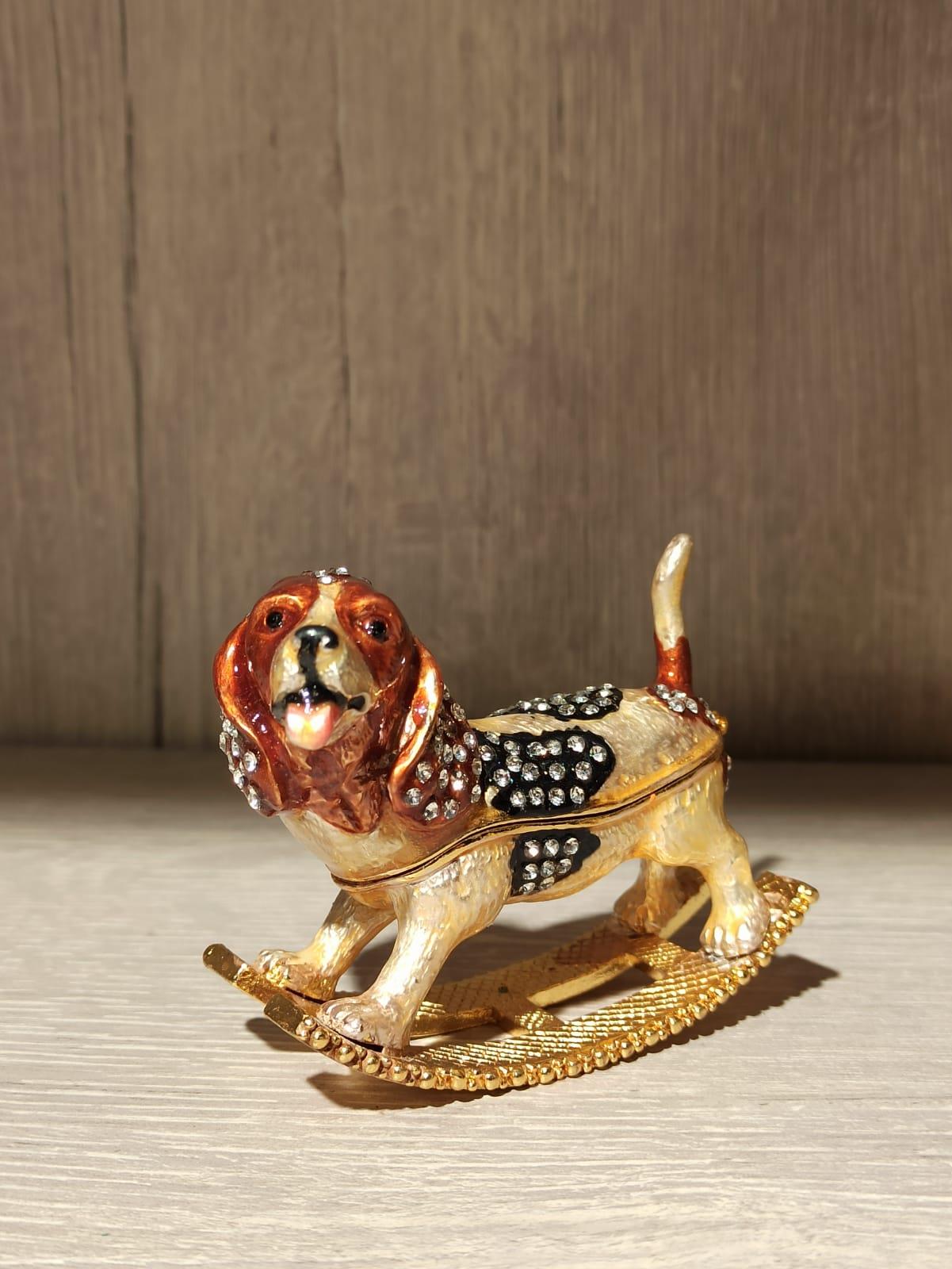 Swarovski Taşlı Köpek Mücevherlik / Dekoratif Biblo - Miamantra