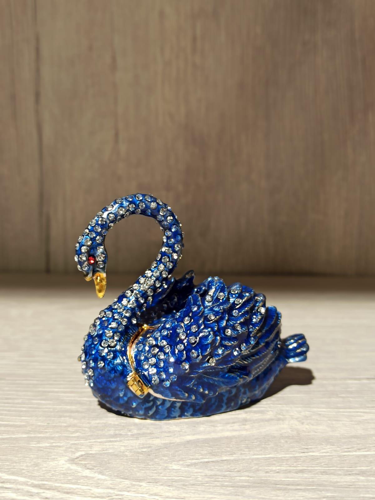 Swarovski Taşlı Kuğu Mücevherlik / Dekoratif Biblo - Miamantra
