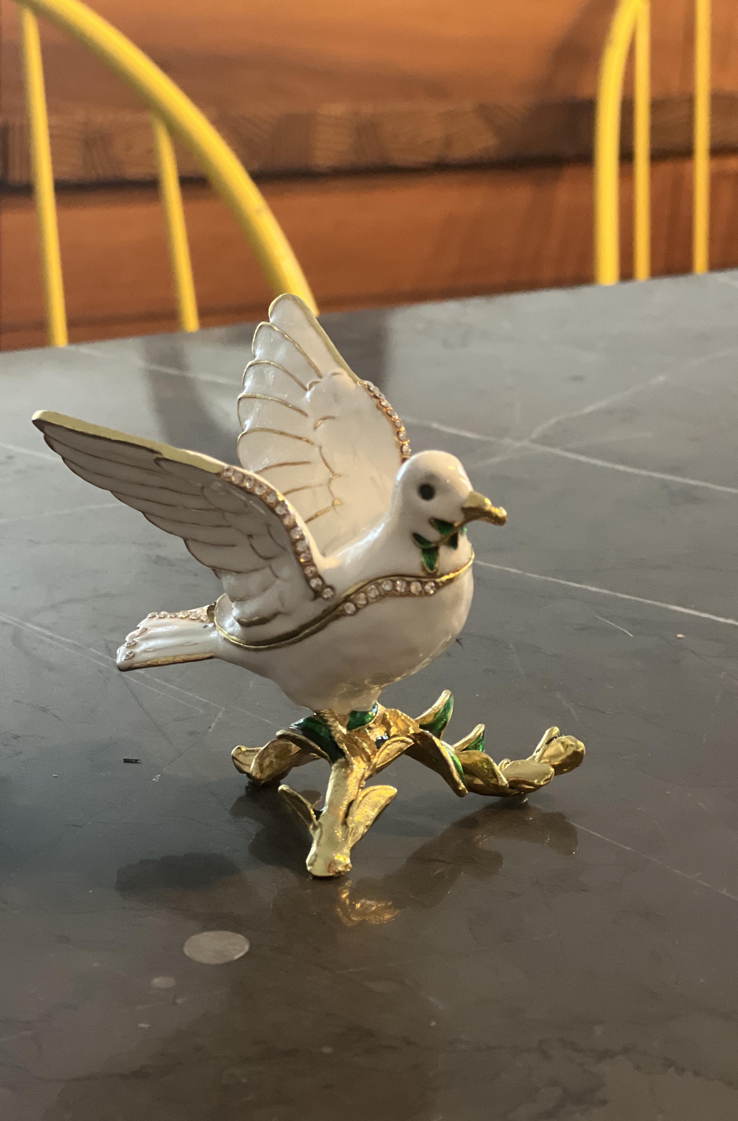 Swarovski Taşlı Kuş Mücevherlik / Dekoratif Biblo - Miamantra