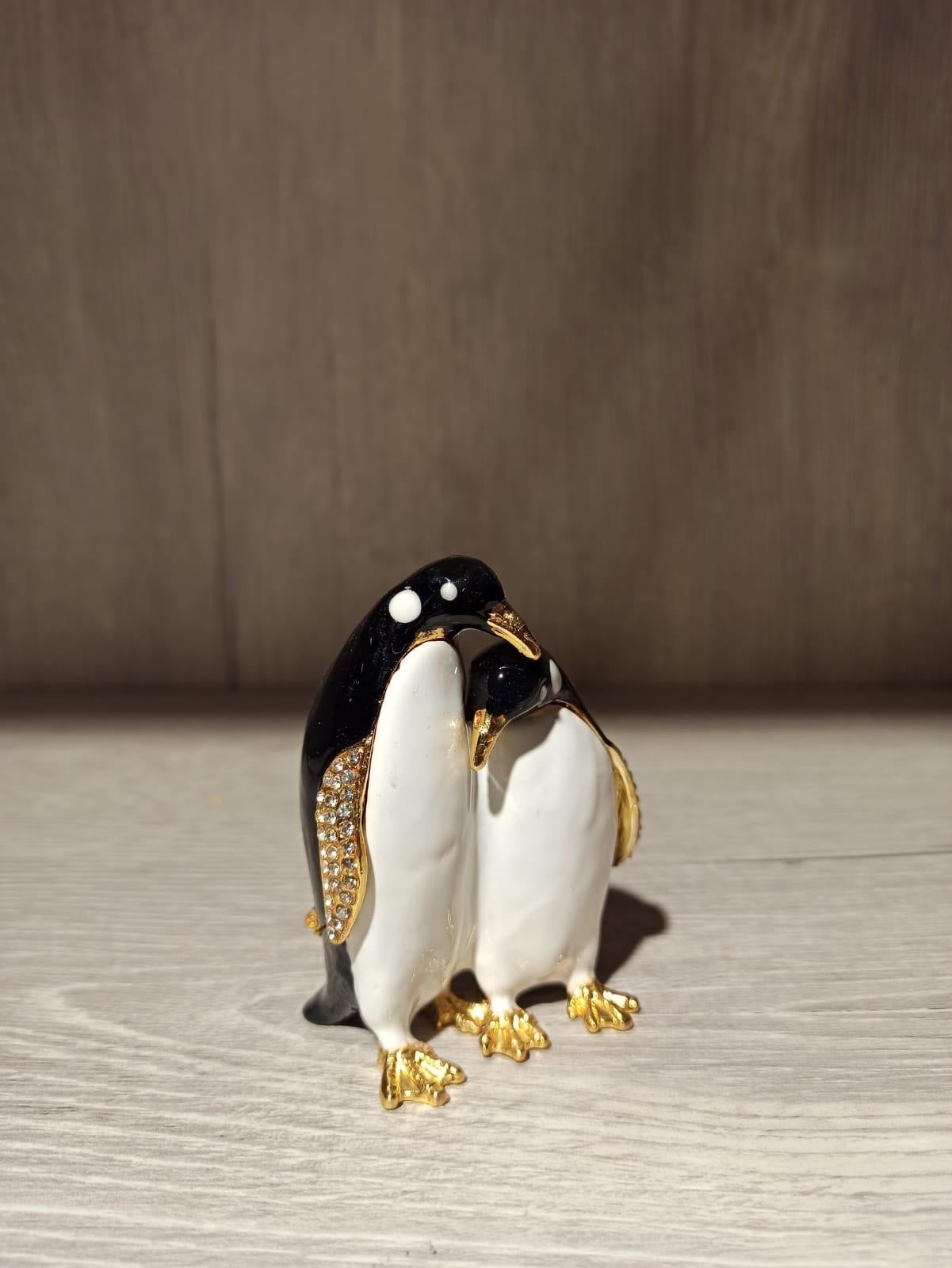 Swarovski Taşlı  Penguen Mücevherlik / Dekoratif Biblo - Miamantra