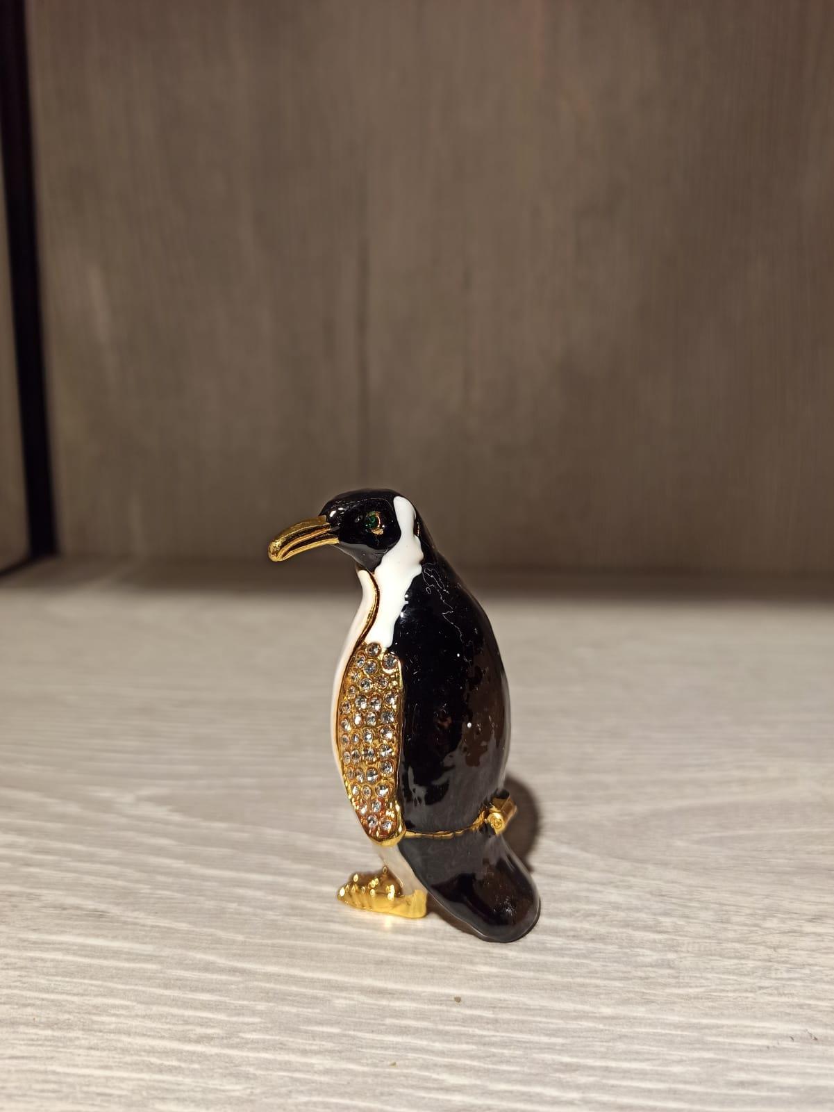 Swarovski Taşlı Penguen Mücevherlik / Dekoratif Biblo - Miamantra