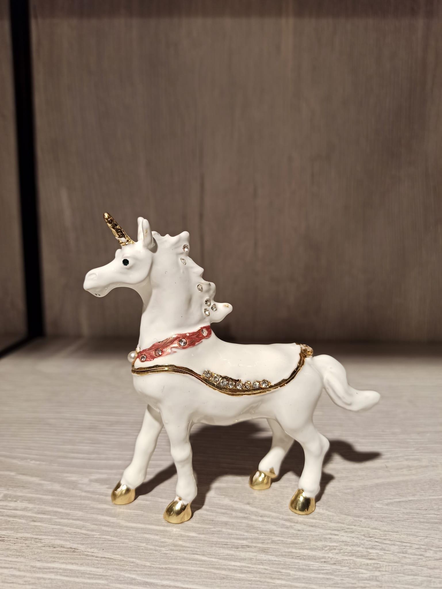 Swarovski Taşlı Unicorn Mücevherlik / Dekoratif Biblo - Miamantra