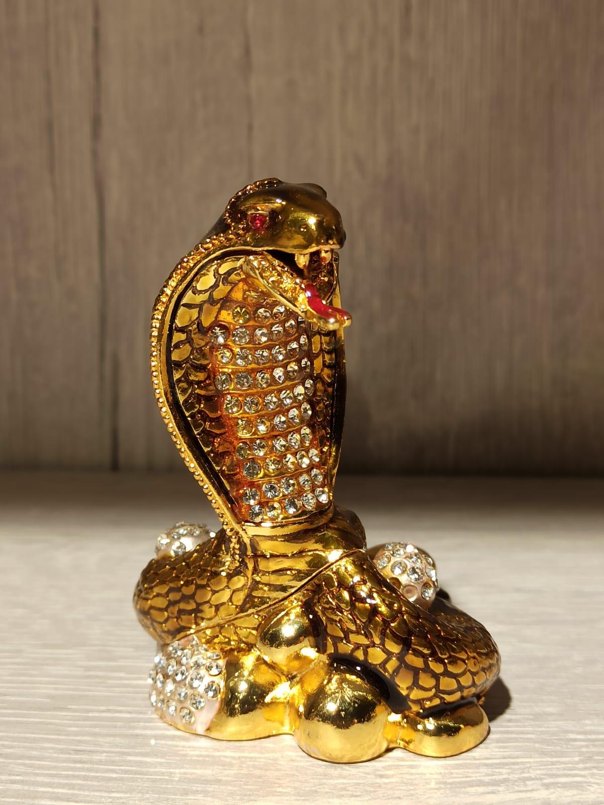 Swarovski Taşlı Yılan Mücevherlik / Dekoratif Biblo - Miamantra
