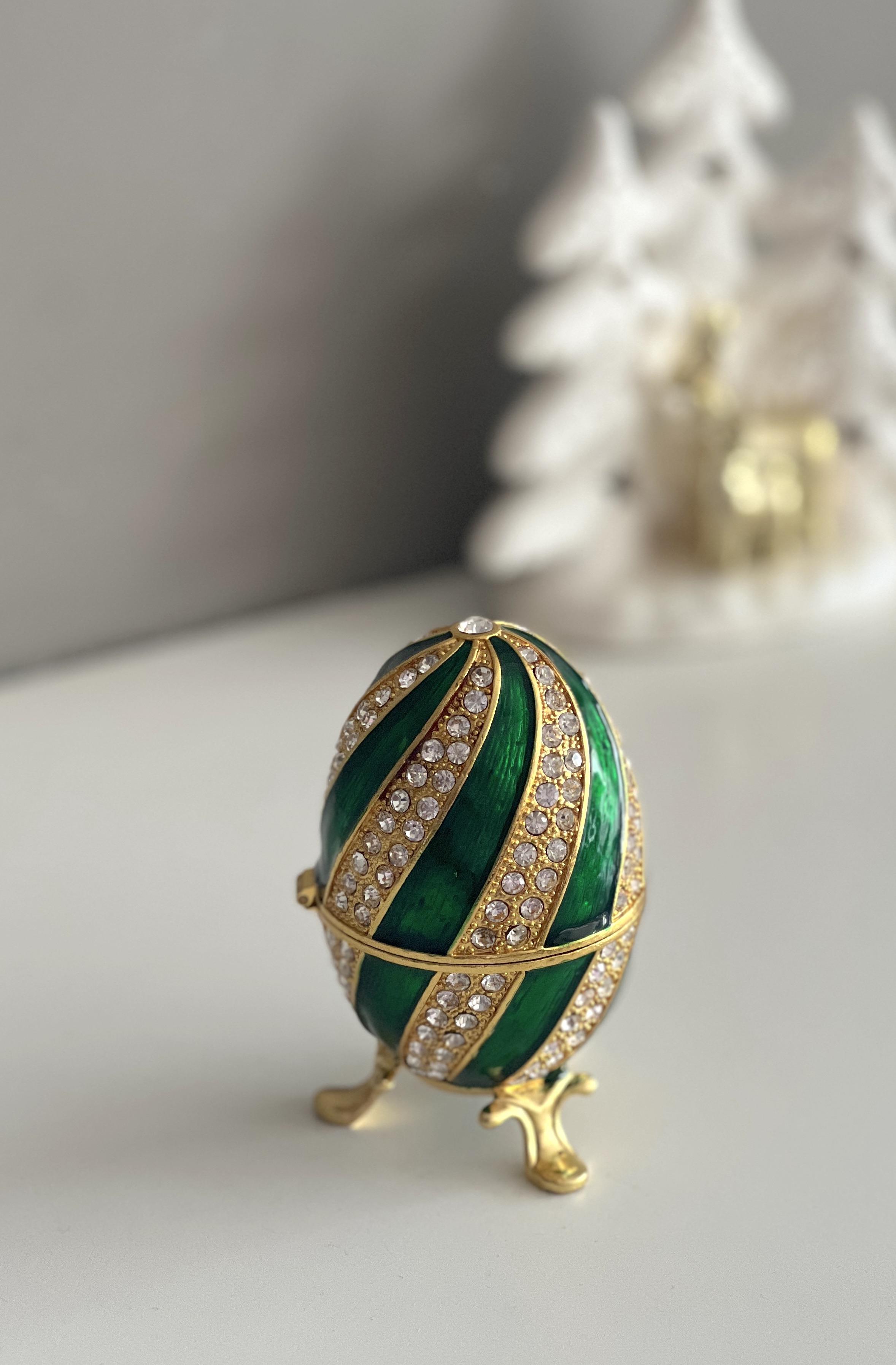 Swarovski Taşlı Yumurta Mücevherlik / Dekoratif Biblo - Miamantra