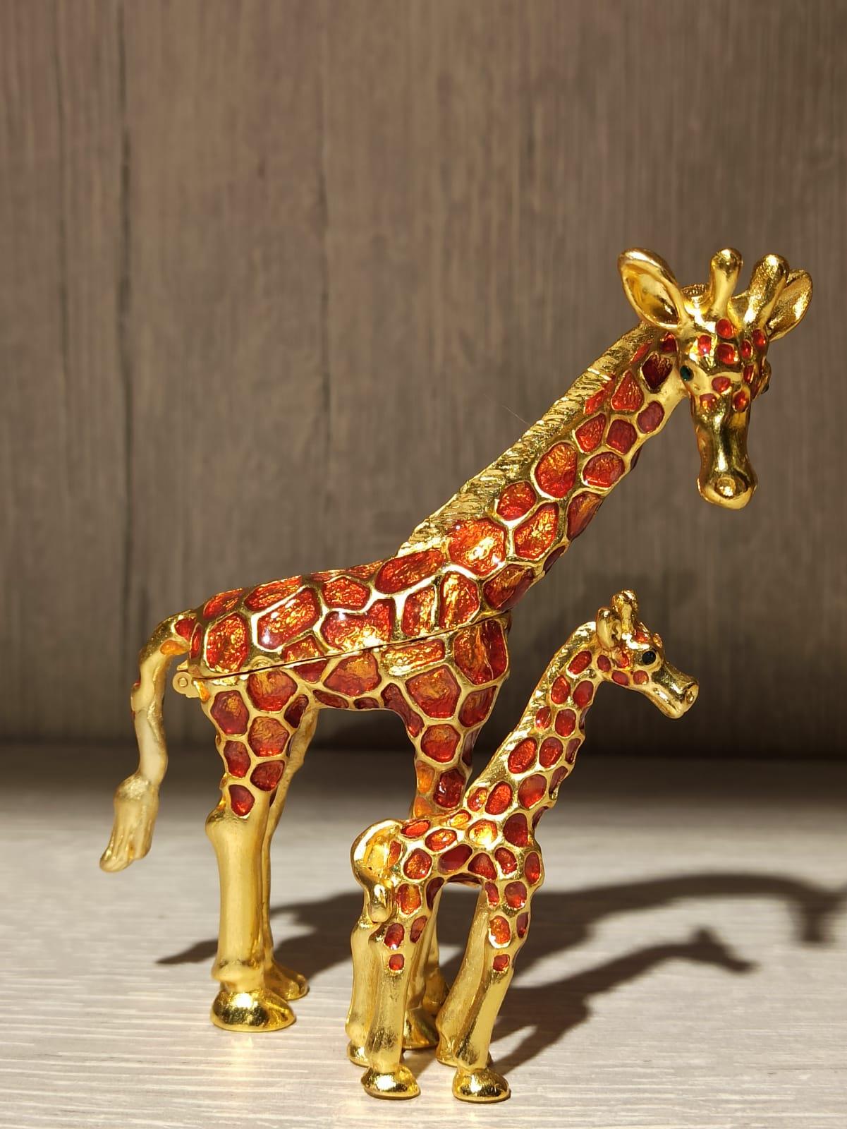 Swarovski Taşlı Zürafa Mücevherlik / Dekoratif Biblo - Miamantra