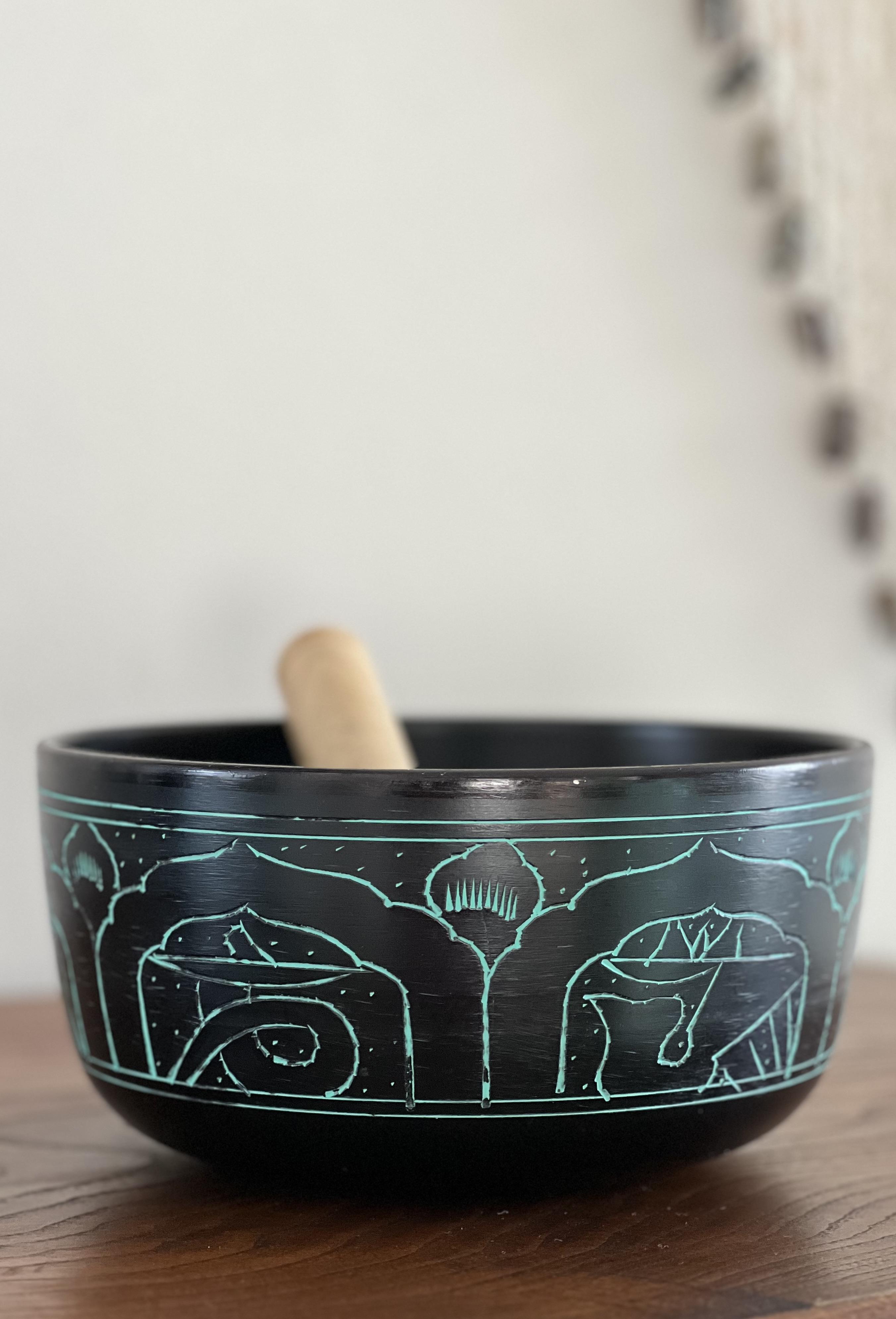 Tibet Meditasyon Çanağı/Meditasyon Kasesi (Singing Bowl) - 19 cm çap  - Mia