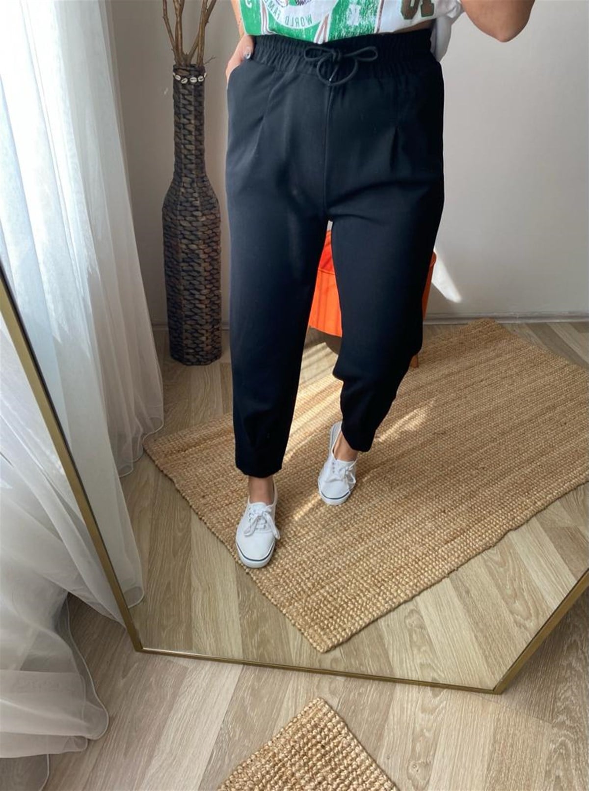 Ekstra yuksek bel full lıkralı pantalon