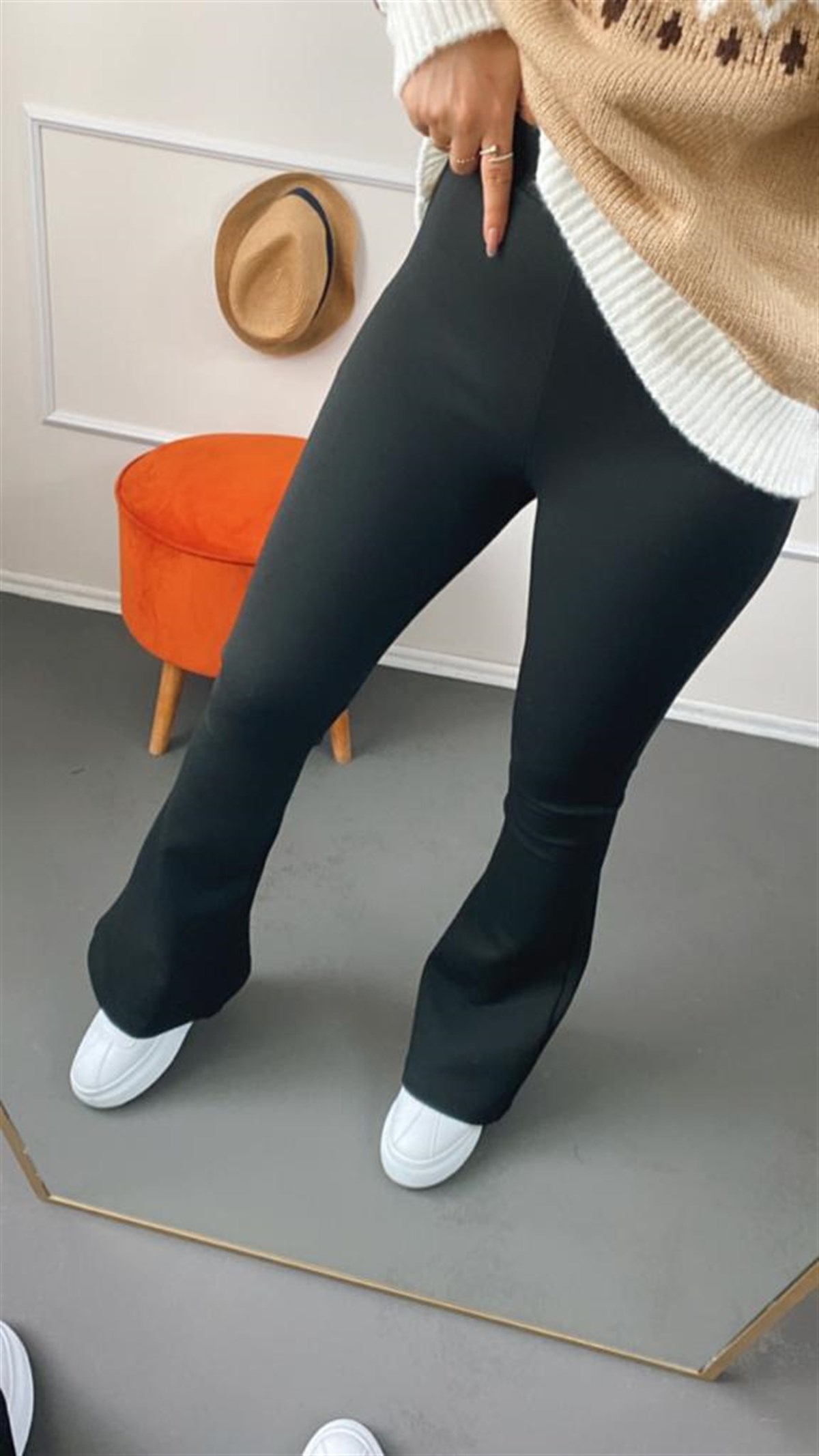 Full lıkralı tayt pantalon