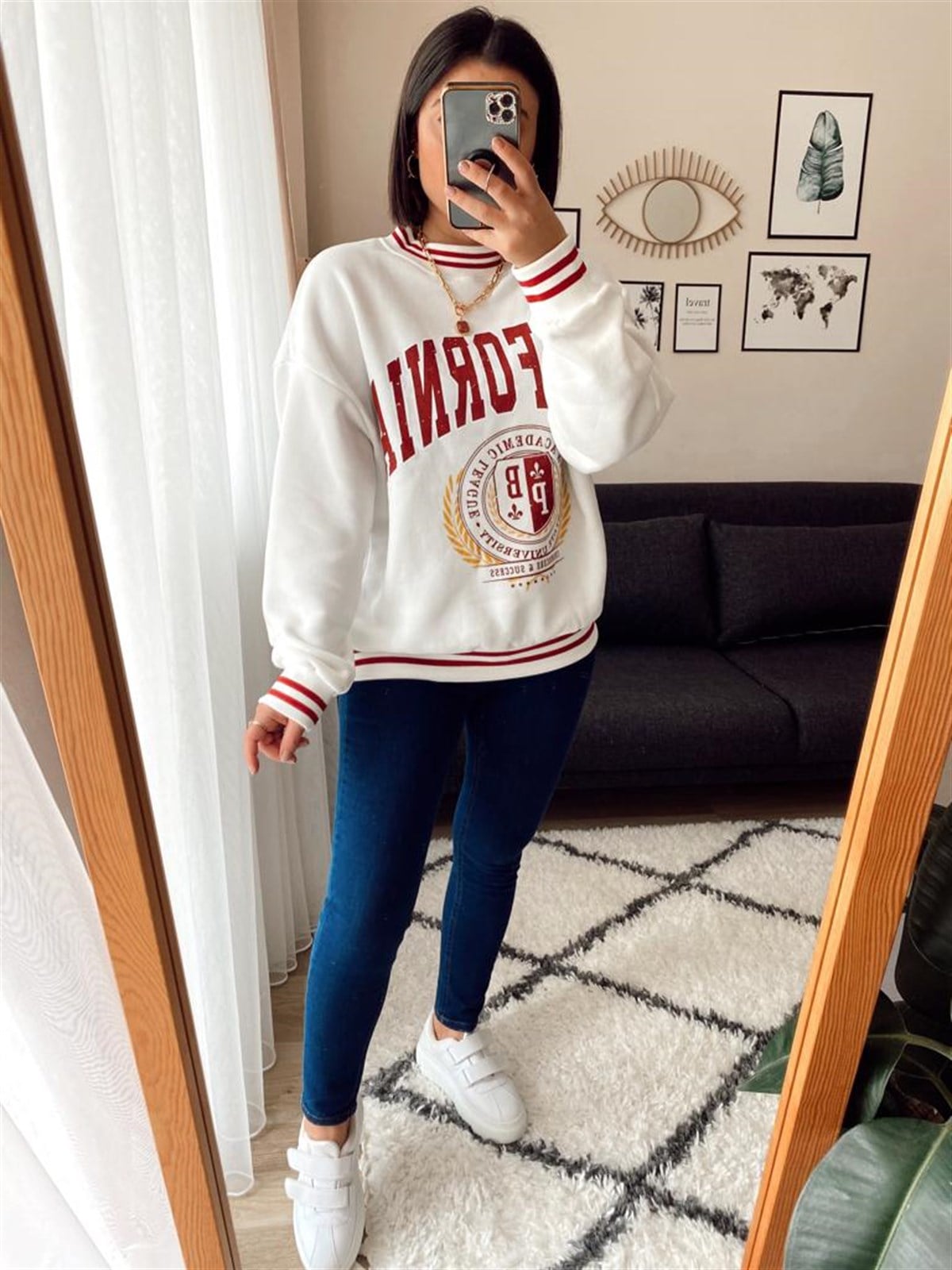 İçi şardonlu pamuklu sweat