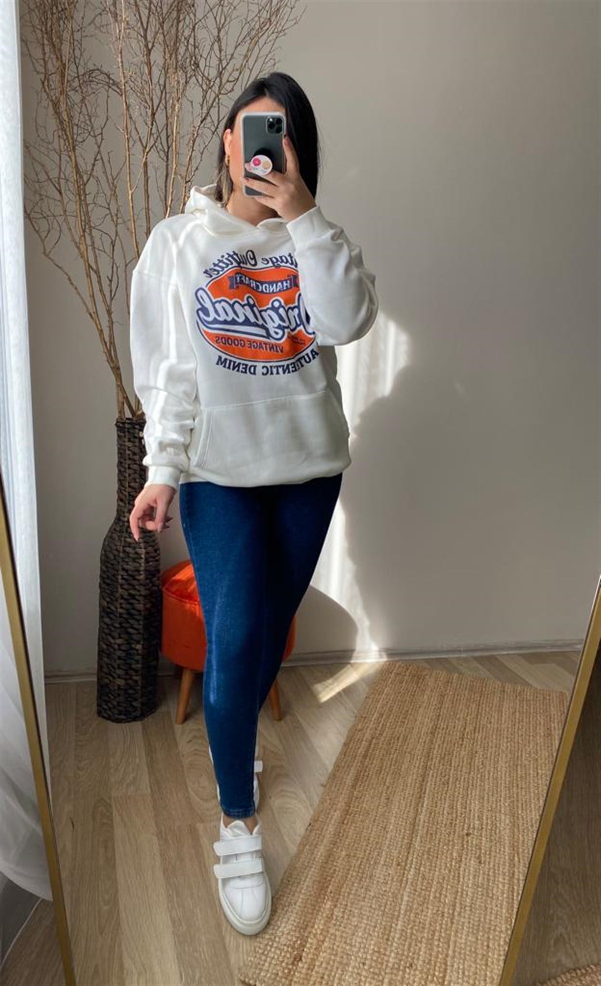 Icı sardonlu rahat kalıp sweat