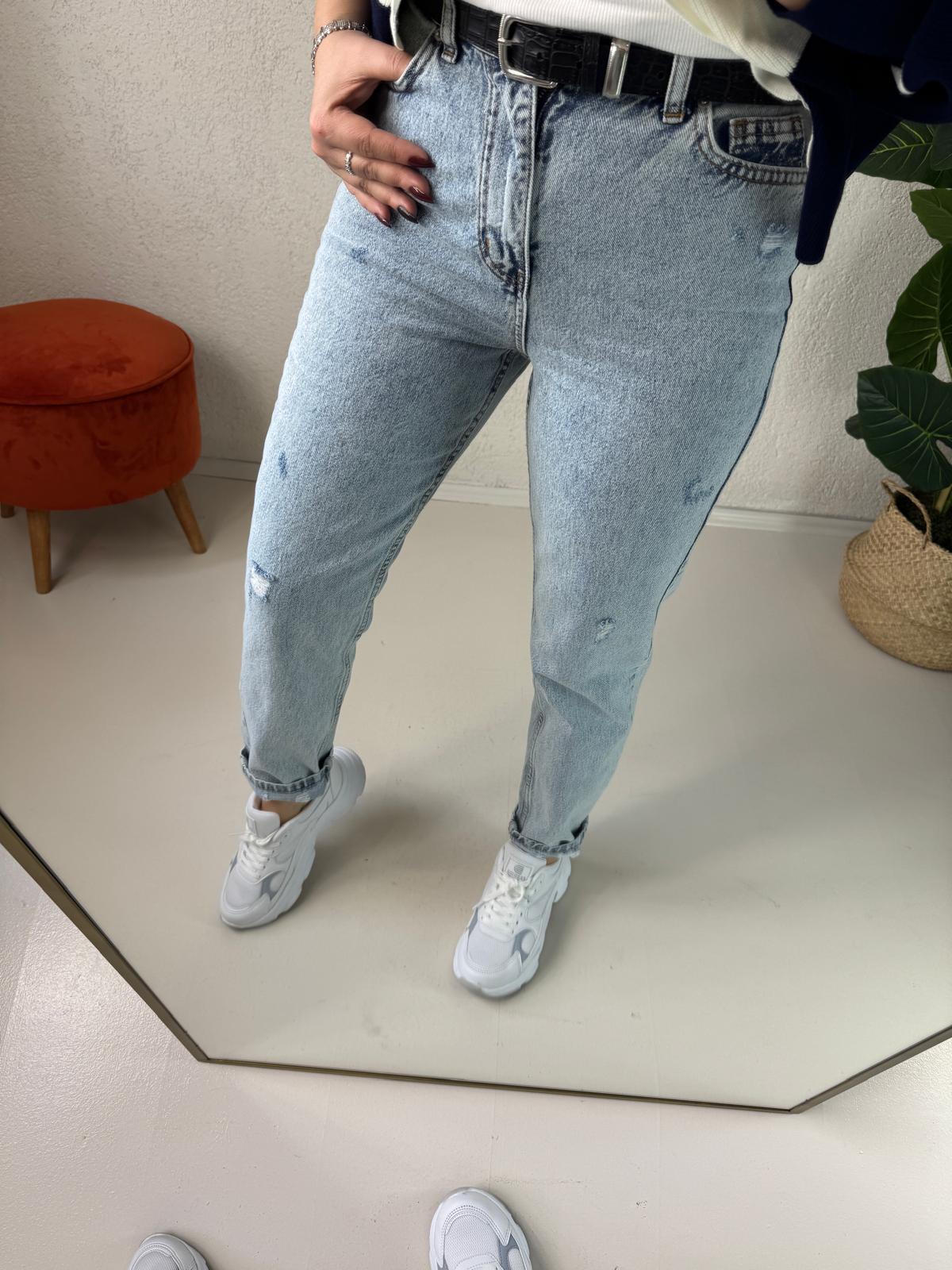 Likrasız Mom Jean
