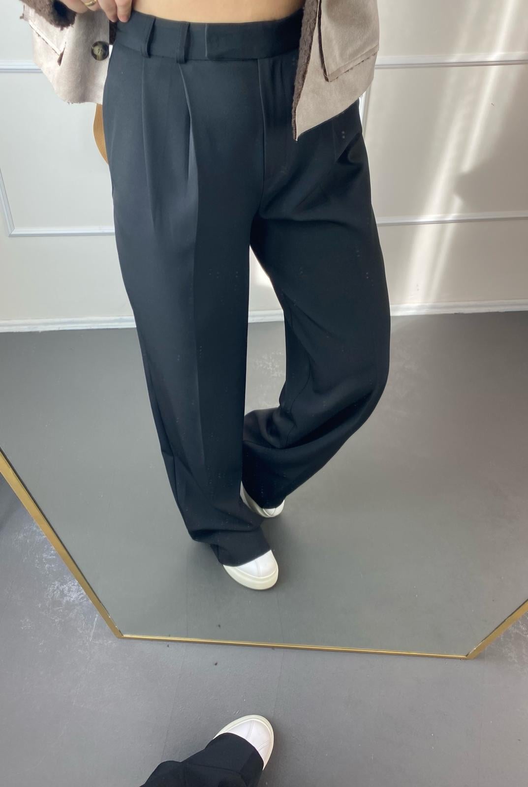 Siyah Palazzo pantalon
