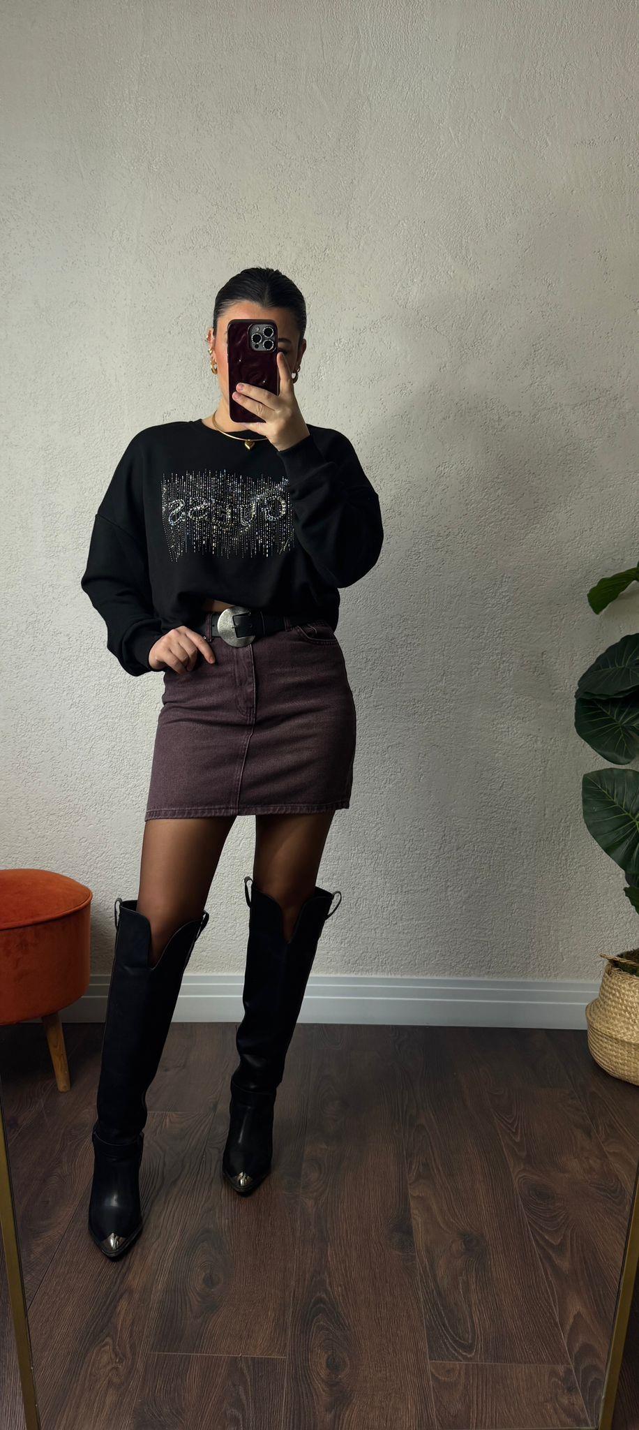 Taslı sweat