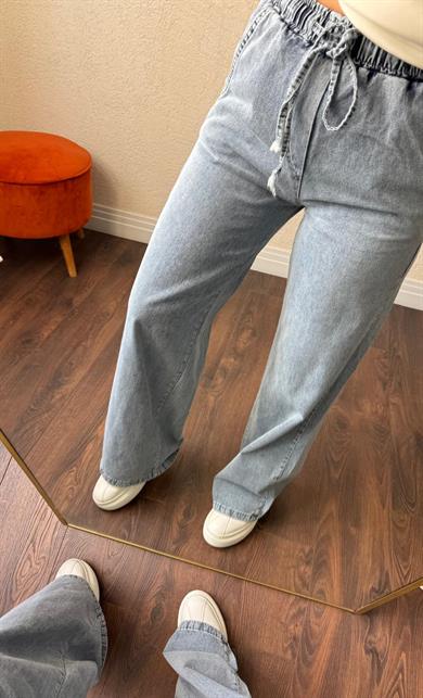 Bel lastıklı pantalon