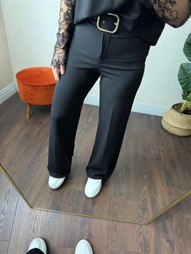 Kemerlı full lıkralı pantalon