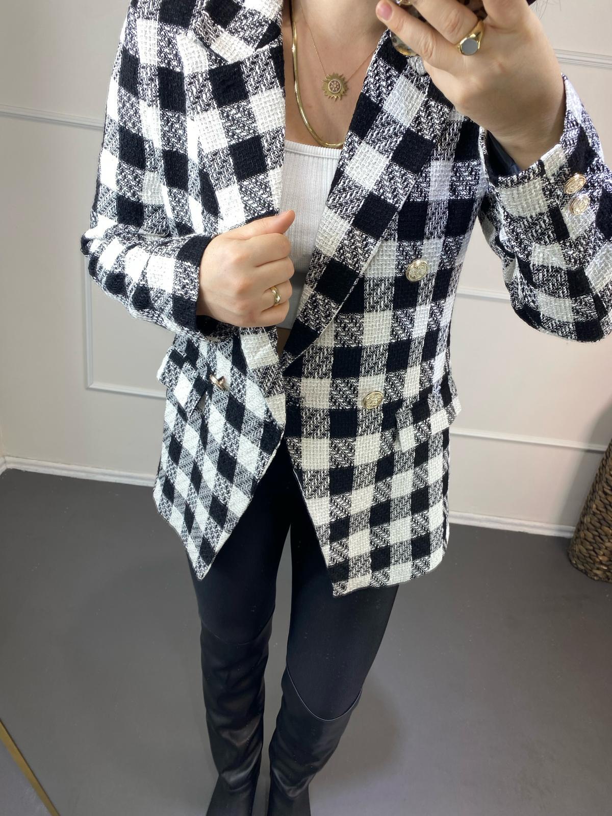 Astarlı blazer ceket