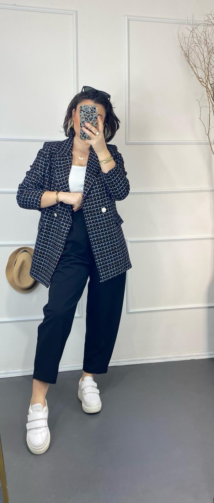 Astarlı blazer ceket