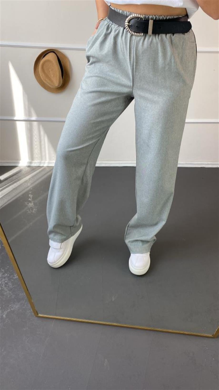 Bel lastıklı pantalon
