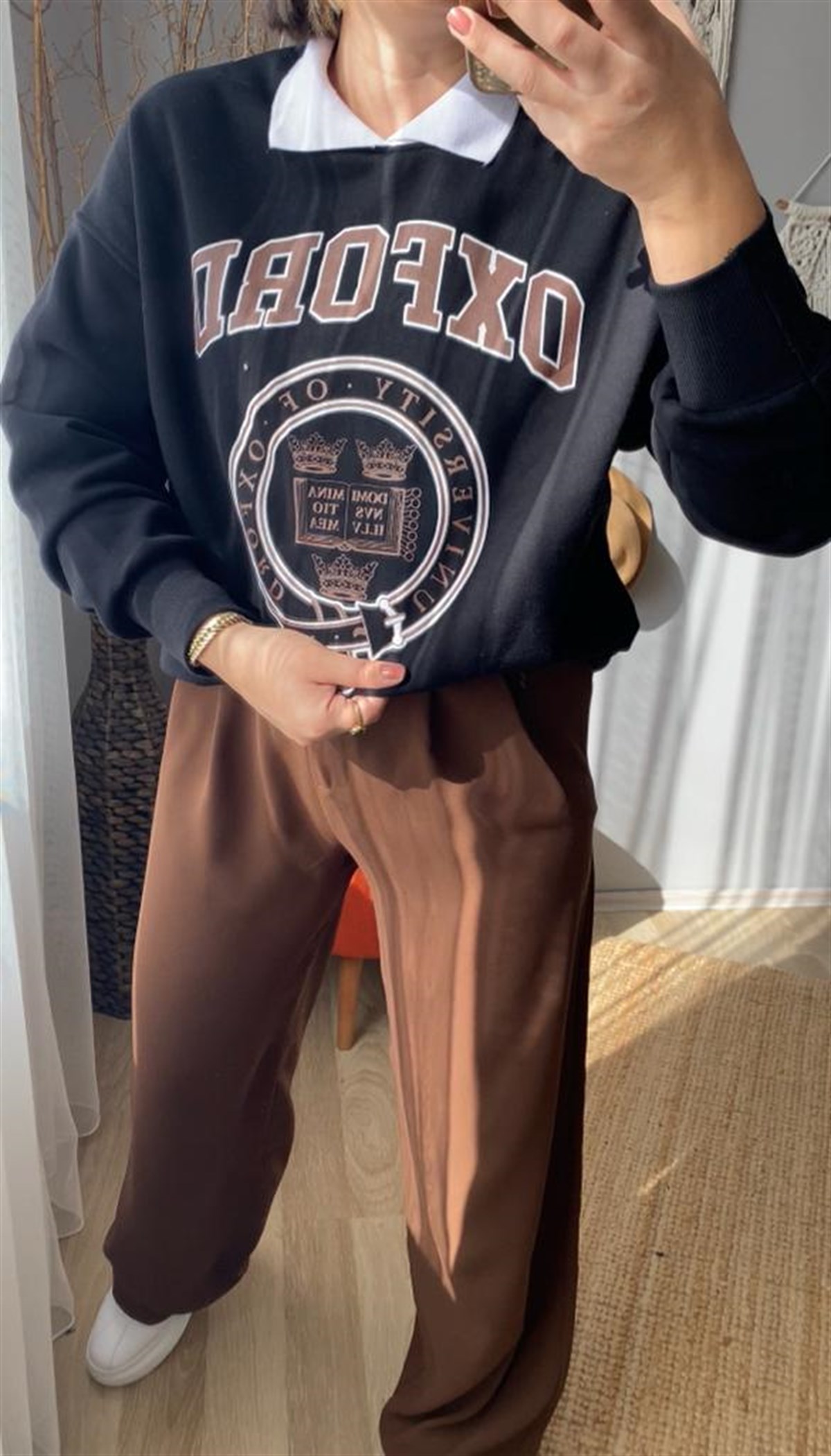İçi şardonlu oxford sweat