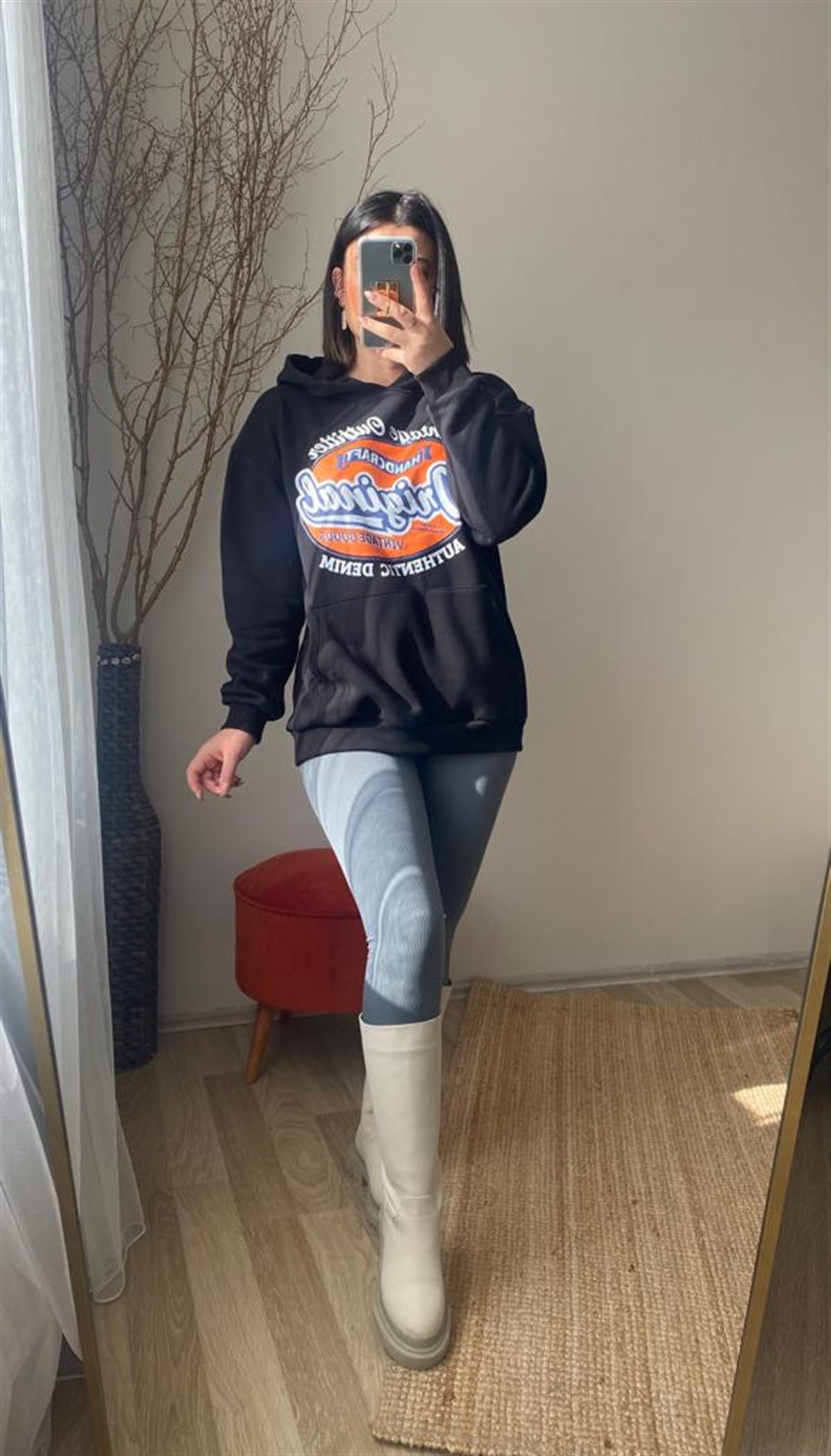Icı sardonlu rahat kalıp sweat