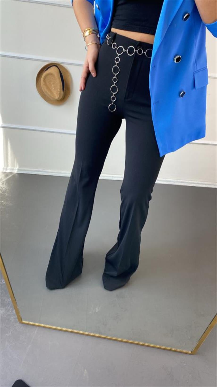 Kemerlı pantalon