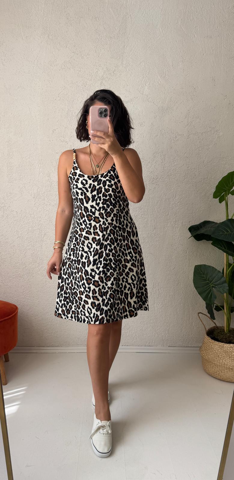 Leopar elbıse