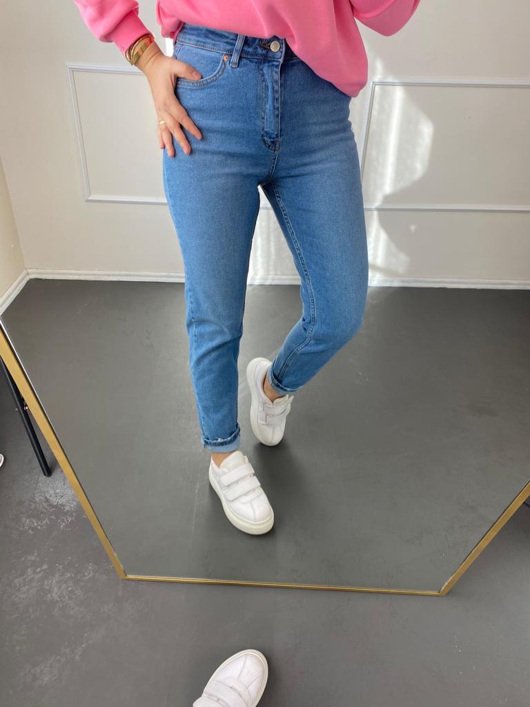 Lıkralı mom jean