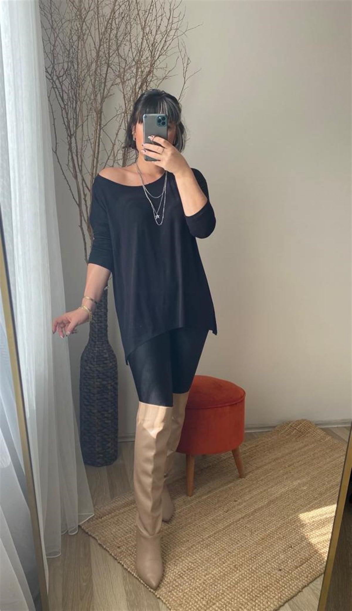 Standart beden lıkralı bluz