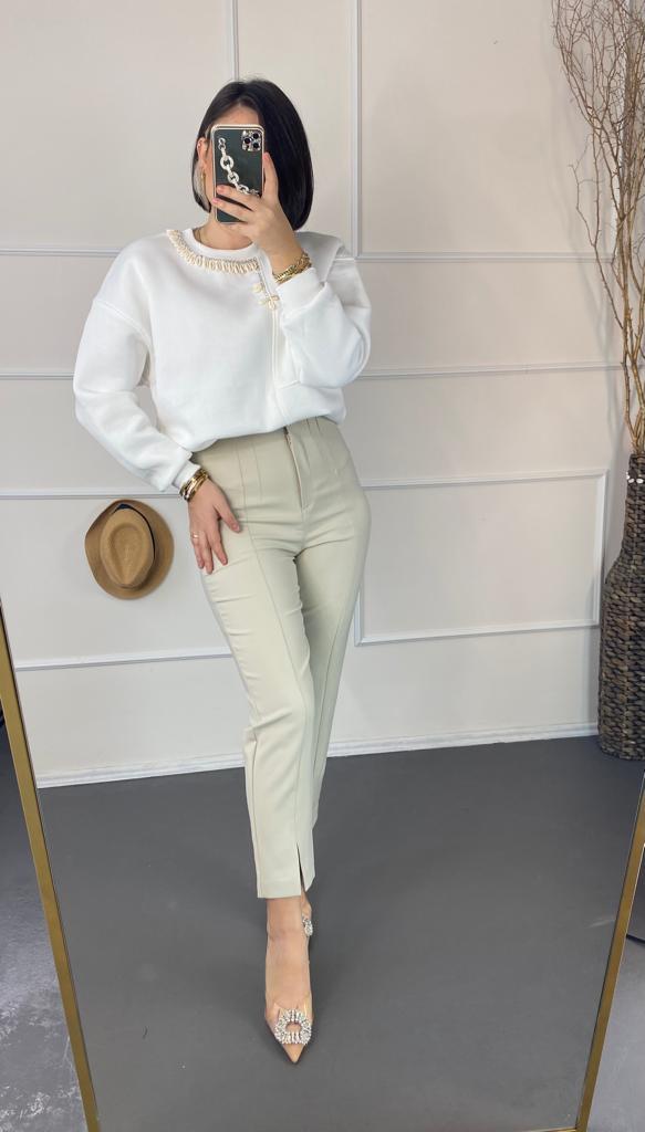 Taslı sweat