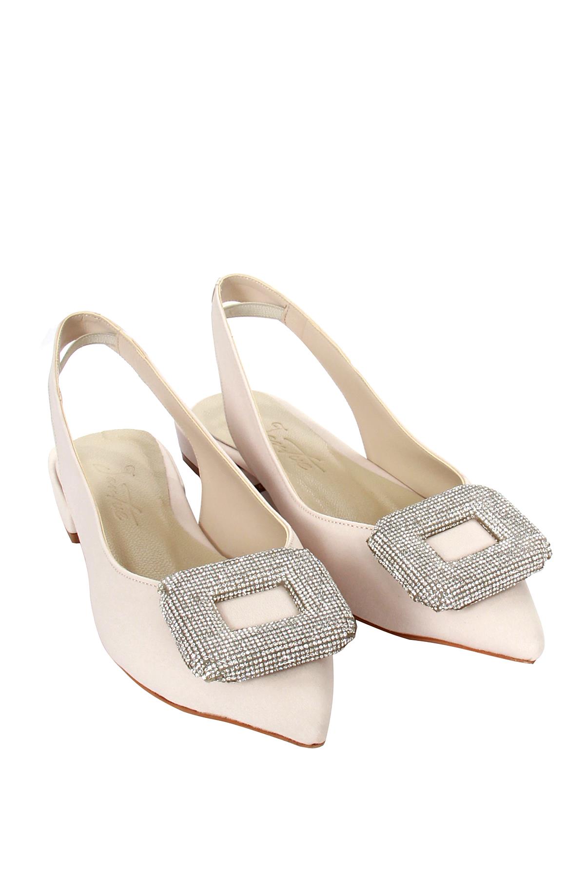 Kadın Arkası Açık Babet Ayakkabı