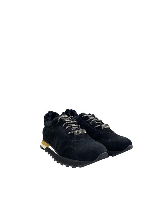 Kadın Spor Ayakkabı-Siyah Süet