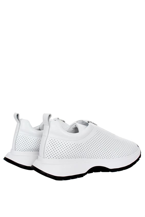Kadın Sneakers Ayakkabı - Beyaz Deri