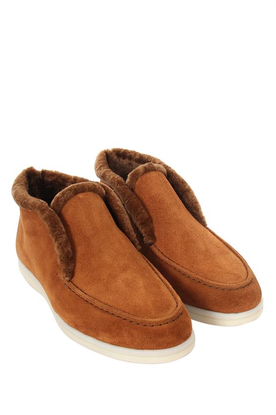 Kadın Günlük Bot - Taba Süet