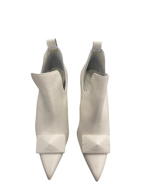 Kadın Topuklu Bot - Bej Floter