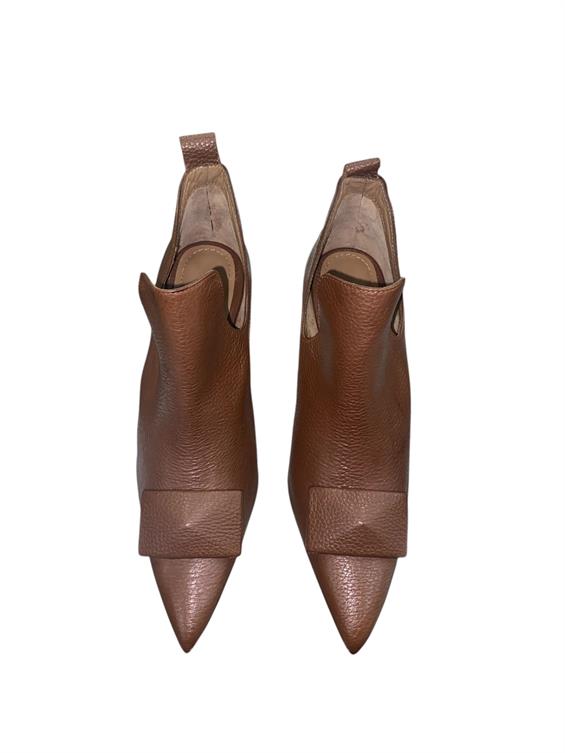 Kadın Topuklu Bot - Kahve Floter