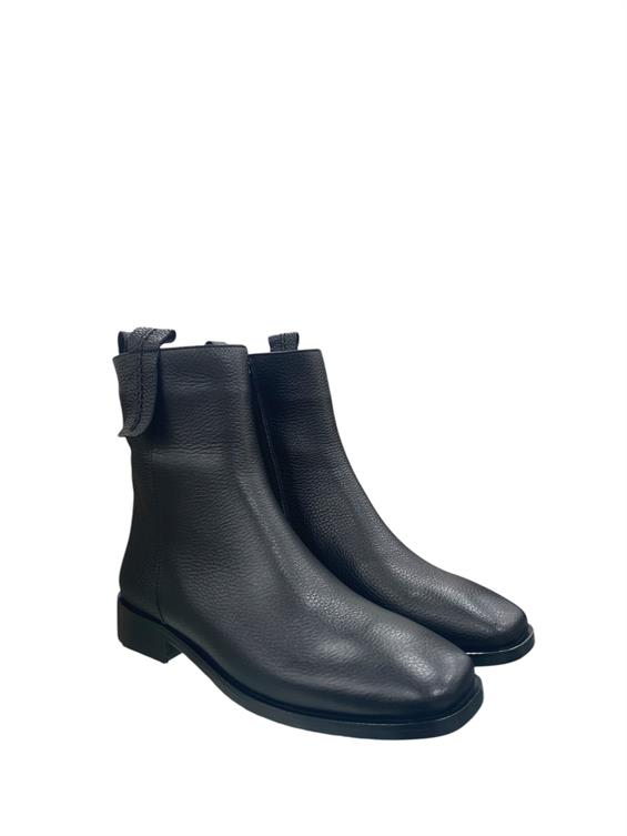 Kadın Klasik Düz Bot - Siyah Floter S.Ast.