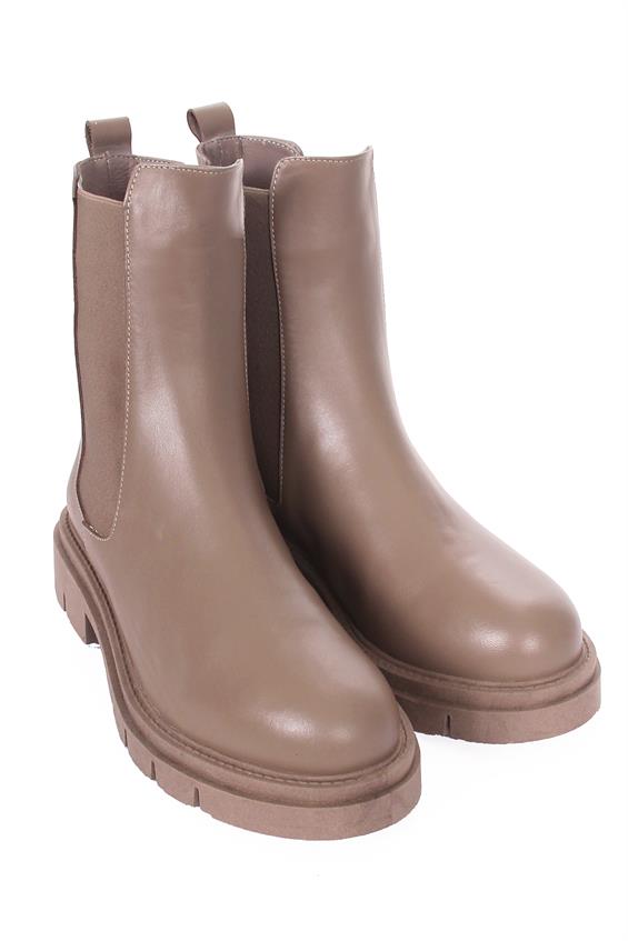 Kadın Chelsea Günlük Bot - Vizon Deri