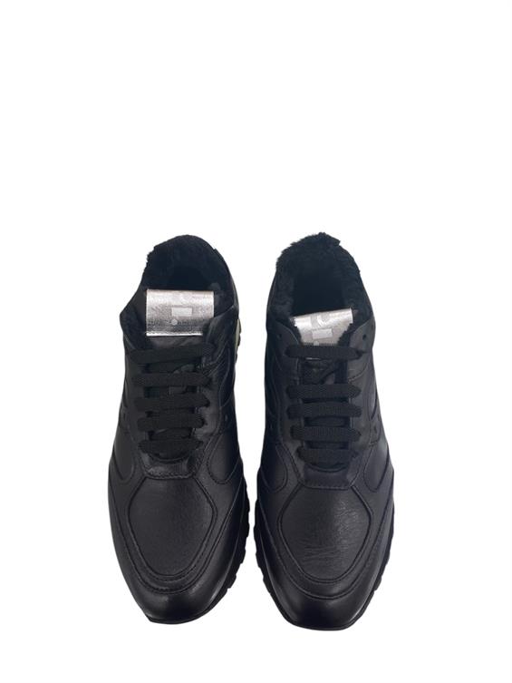 Kadın Spor Ayakkabı-Siyah Deri