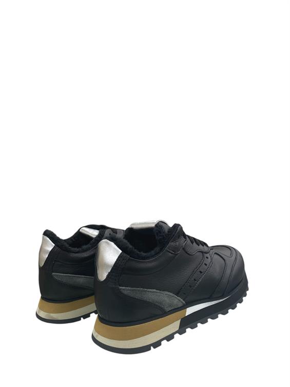 Kadın Spor Ayakkabı-Siyah Deri