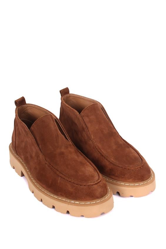 Kadın Günlük Bot - Kahve Süet