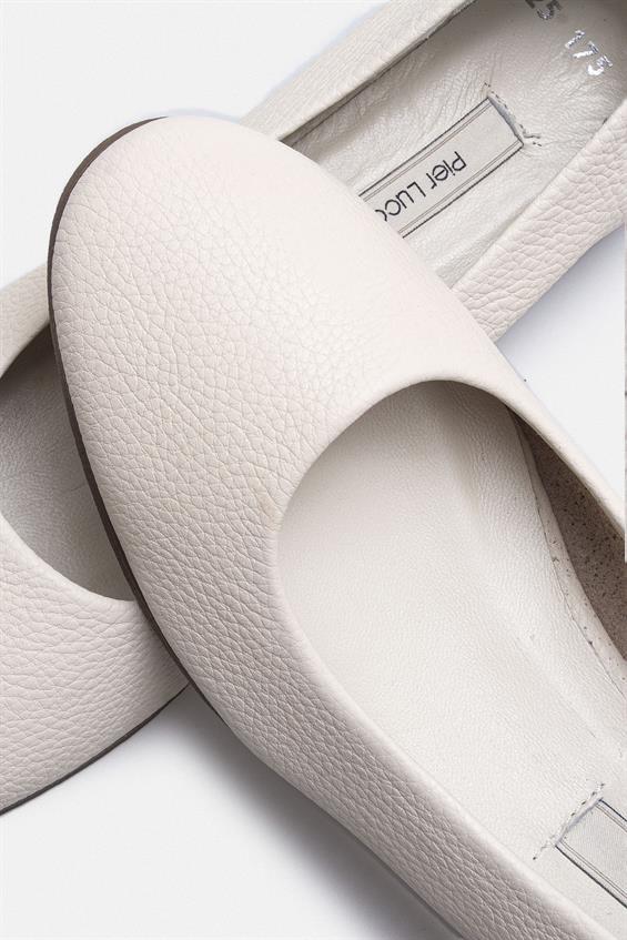 Kadın Düz Babet Ayakkabı - Bej Floter