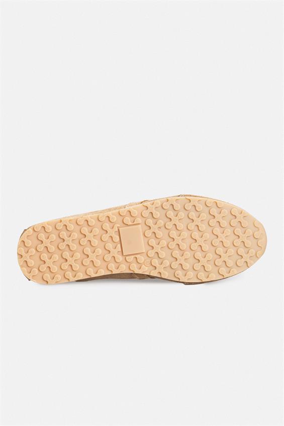 Kadın Günlük Spor Ayakkabı - Açık Taba Süet